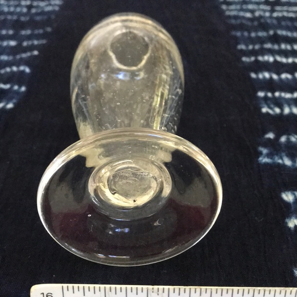 Glass vase with bubbles - Picture 4 of 6